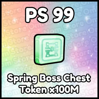 x100M Spring Boss Chest Token