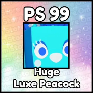 Huge Luxe Peacock