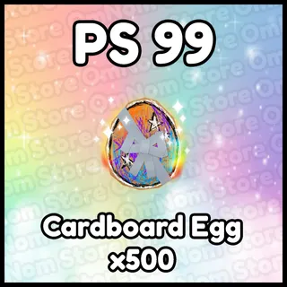 x500 Cardboard Egg