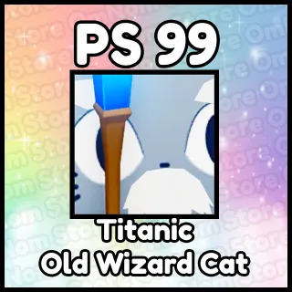 Titanic Old Wizard Cat
