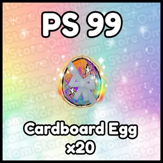 x20 Cardboard Egg