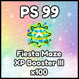 x100 Fiesta Maze XP Booster III