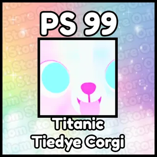 Titanic Tiedye Corgi