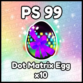 DOT MATRIX EGG X10