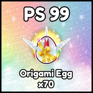 x70 Origami Egg