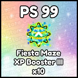 x10 Fiesta Maze XP Booster III