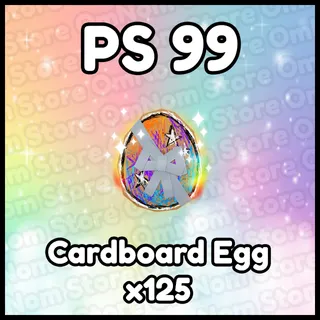 x125 Cardboard Egg