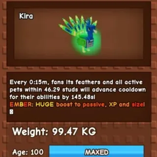 peancock 99kg