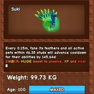 Peacock 99.73kg