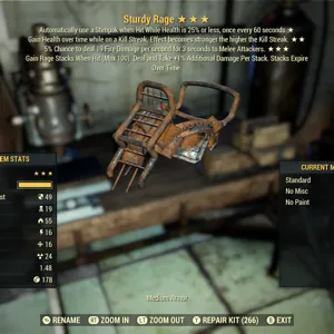 Fo76 Sturdy Rage Armor