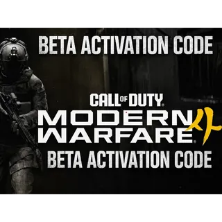 COD23 / Modern Warfare 4 / Beta Code / Early Access / All Platforms