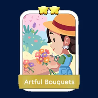 Artful Bouquets Monopoly Go