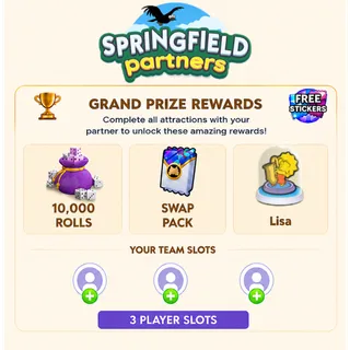 Monopoly Go Simpsons Partners 3 SLOT 10K+ Dice | All Rewards