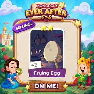 Frying Egg 2 Star ⭐ （+ 2 Free Card） Monopolygo Go