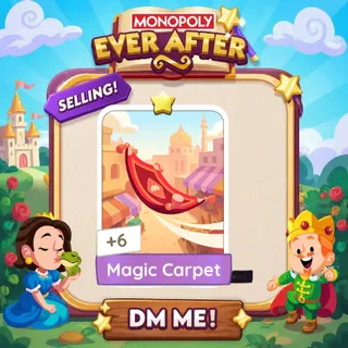 Magic Carpet 1 Star ⭐ （+ 2 Free Card） Monopolygo Go