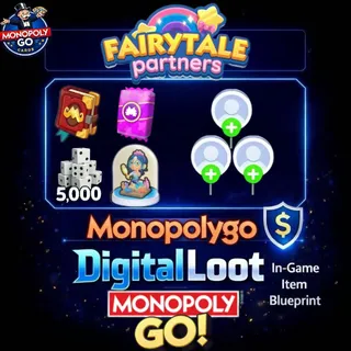 Monopoly Go Fairytale Partners 3 SLOT 10K+ Dice | All Rewards 