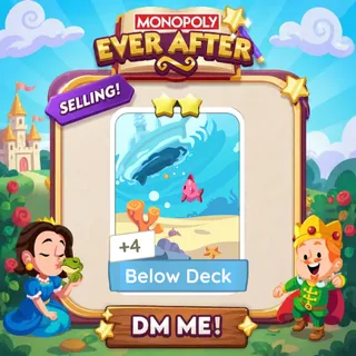 Below Deck 2 Star ⭐ （+ 2 Free Card） Monopolygo Go