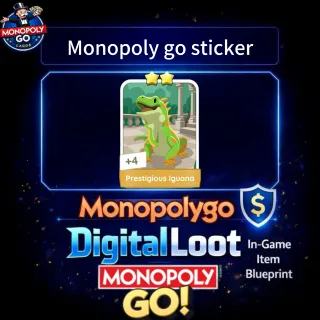Monopoly Go Prestigious Iguana
