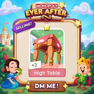 High Table 1 Star ⭐ （+ 2 Free Card） Monopolygo Go