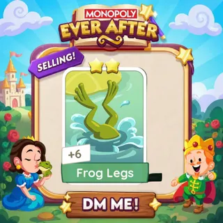 Frog Legs 2 Star ⭐ （+ 2 Free Card） Monopolygo Go