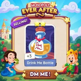 Drink Me Bottle 2 Star ⭐ （+ 2 Free Card） Monopolygo Go