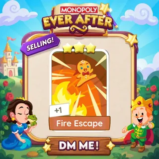 Fire Escape 3 Star ⭐  Monopolygo Go