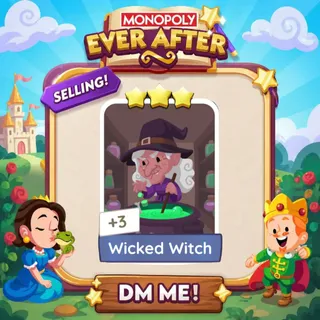 Wicked Witch 3 Star ⭐  Monopolygo Go