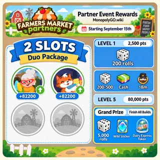 FARMERS MARKET Partners 2 SLOT 