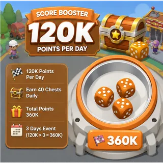 Tycoon Racers | Monopoly GO 🏁 | 120K Points Per Day | Earn 40 Chests Daily 🎁 | Total Points 360K