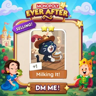 Milking It! 2 Star ⭐ （+ 2 Free Card） Monopolygo Go