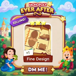 Fine Design 3 Star ⭐  Monopolygo Go