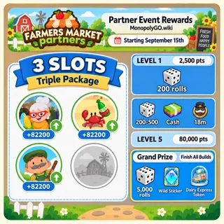 FARMERS MARKET Partners 3 SLOT 