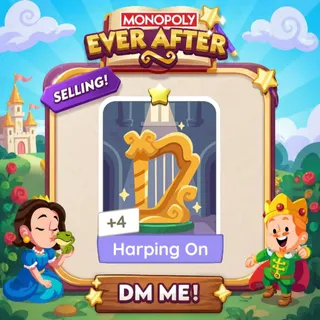 Harping On 1 Star ⭐ （+ 2 Free Card） Monopolygo Go