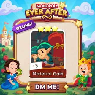 Material Gain 3 Star ⭐  Monopolygo Go