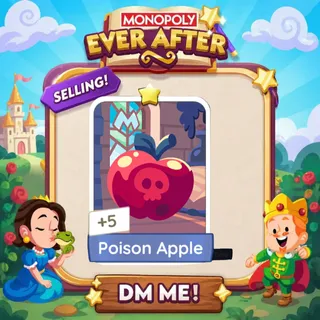 Poison Apple 1 Star ⭐ （+ 2 Free Card） Monopolygo Go