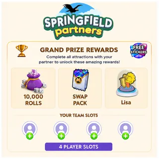 Monopoly Go Simpsons Partners 3 SLOT 10K+ Dice | All Rewards