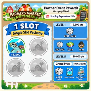 FARMERS MARKET Partners 1 SLOT 