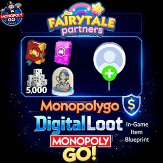 Monopoly Go Fairytale Partners 1 SLOT 10K+ Dice | All Rewards