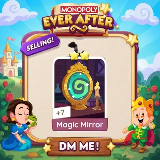 Magic Mirror 2 Star ⭐ （+ 2 Free Card） Monopolygo Go