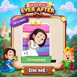 Unrested 2 Star ⭐ （+ 2 Free Card） Monopolygo Go