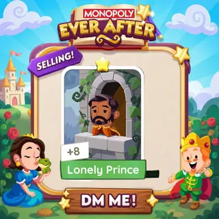 Lonely Prince 1 Star ⭐ （+ 2 Free Card） Monopolygo Go