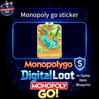 Monopoly Go Crystal Axolotl 