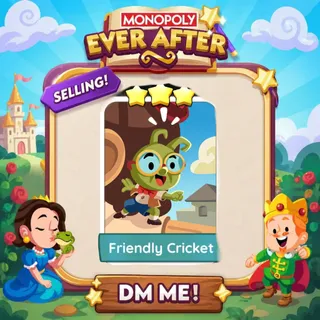 Friendly Cricket 3 Star ⭐  Monopolygo Go