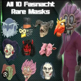 Rare Set Mask Fasnacht