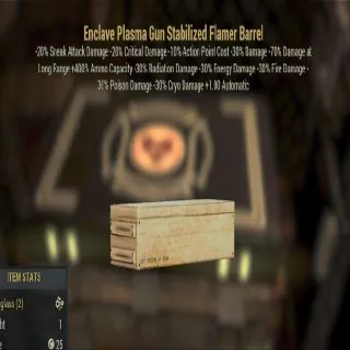 Stabilized Flamer Barrel