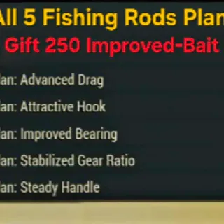 All 5 Fishing Rods Plan