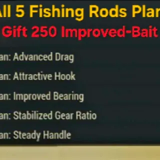 All 5 Fishing Rods Plan