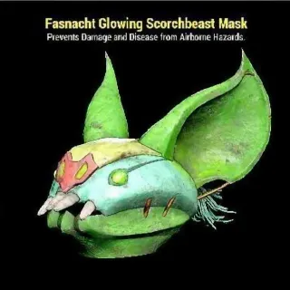 Glowing Scorchbeast Mask