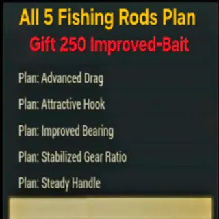 All 5 Fishing Rods Plan