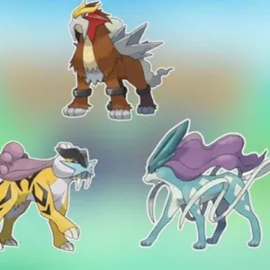 Suicune raikou and Entei